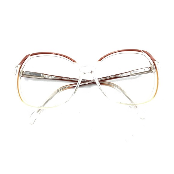 Swank Vintage Alexandra 791-090 Brown Clear Eyeglasses Frames 55-12 135 France - Picture 12 of 12